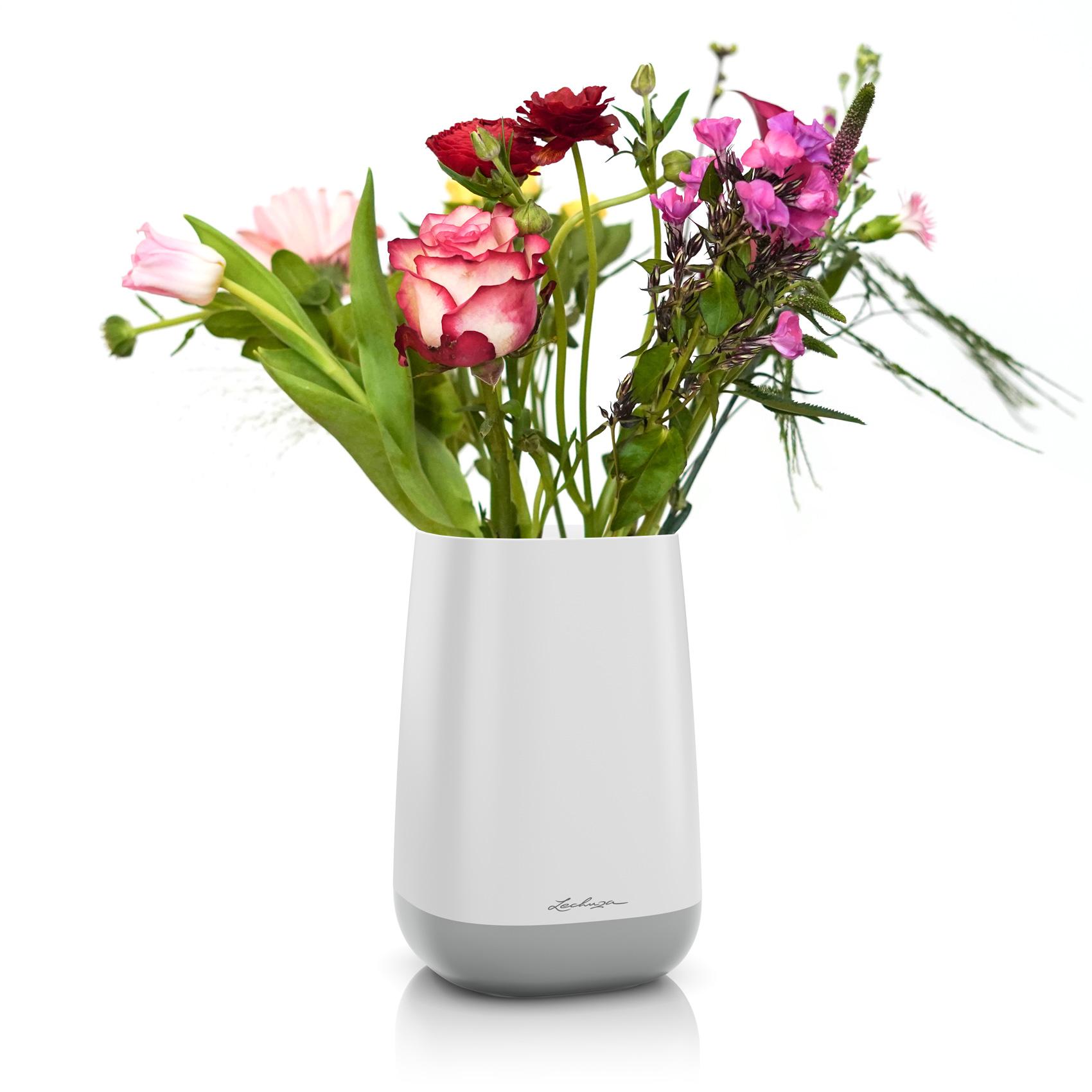 YULA Flower white/gray semi-gloss